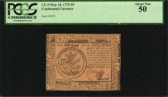Continental Currency

Lot of (2) CC-5 & CC-6. Continental Currency. May 10, 1775. $5 & $6. PMG About Uncirculated 50 EPQ & PCGS Currency About New 5...