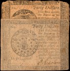 Continental Currency

Lot of (2) CC-84. Continental Currency. 1778. $40. Very Good & Fine.

A duo of $40 Continentals, with one found in Very Good...