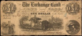 Michigan

Michigan City, Michigan. The Exchange Bank. 1855 $1. Fine.

This note is a two-state tie issuer which was payable at the private bank of...