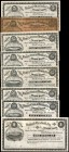 Oklahoma

Lot of (8) Haileyville, Indian Territory. Hailey & Hailey-Ola Coal Co & Mining Co. 1909 & Remainders 5 Cents to $1. Fine to About Uncircul...