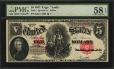 Legal Tender Notes

Fr. 91. 1907 $5 Legal Tender Note. PMG Choice About Uncirculated 58 EPQ.

An attractive offering of this popular Wood Chopper ...