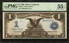 Silver Certificates

Fr. 233. 1899 $1 Silver Certificate. PMG About Uncirculated 55 EPQ.

This 1899 Silver Certificate has earned PMG's EPQ design...