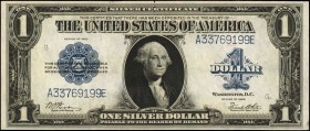 Silver Certificates

Fr. 238. 1923 $1 Silver Certificate. Choice About Uncirculated.

Good embossing is noticed on this 1923 Silver Certificate ac...