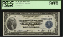 Federal Reserve Bank Notes

Fr. 712. 1918 $1 Federal Reserve Bank Note. New York. PCGS Currency Very Choice New 64 PPQ.

Strong appeal and excelle...