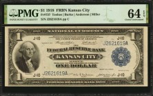 Federal Reserve Bank Notes

Fr. 737. 1918 $1 Federal Reserve Bank Note. Kansas City. PMG Choice Uncirculated 64 EPQ.

A nearly Gem example of this...