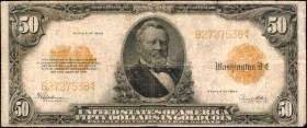 Gold Certificates

Fr. 1200. 1922 $50 Gold Certificate. Very Good.

This 1922 $50 Gold Certificate is bordering on Very Good/Fine condition, and a...