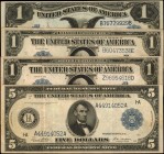 Mixed Large Size

Lot of (4) Fr. 230, 238 & 847a. 1899-1923 $1 & $5 Silver Certificates & Federal Reserve Note. Very Fine.

Included in this lot a...