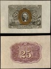 Second Issue

Lot of (2) Fr. 1283sp. 25 Cents. Second Issue. Choice Uncirculated. Front & Back Specimens.

A front & back pairing of proofs for th...