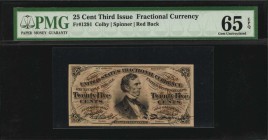Third Issue

Lot of (2) Fr. 1236 & 1291. 5 & 25 Cent. Third Issue. PMG Gem Uncirculated 65 EPQ.

Red back pair. Third Issue notes with Fr. 1236 an...