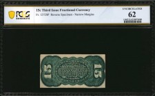 Mixed Fractional Currency

Lot of (2) Fr. 1232SP & 1272SP. 5 & 15 Cents. Second & Third Issue. PCGS Banknote Uncirculated 62 & PCGS Currency Choice ...