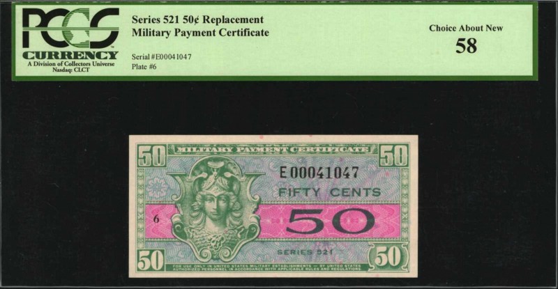 Military Payment Certificate

Military Payment Certificate. Series 521. 50 Cen...