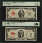 Legal Tender Notes

Lot of (2) Fr. 1505. 1928D $2 Legal Tender Note. PMG Gem Uncirculated 66 & Superb Gem Uncirculated 67 EPQ. Consecutive.

Good ...