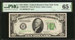 Federal Reserve Notes

Fr. 2008-BW*. 1934C $10 Federal Reserve Star Note. Wide. New York. PMG Gem Uncirculated 65 EPQ.

An appealing Gem offering ...