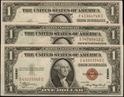 Hawaii Emergency Note

Lot of (3) Fr. 2300. 1935A $1 Hawaii Emergency Notes. Choice Uncirculated.

A trio of $1 Hawaii emergency notes, one of whi...