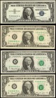 Fancy Serial Numbers

Lot of (4) 1957B to 1977 $1 Federal Reserve Notes & Silver Certificate. Choice Uncirculated. Matching Serial Numbers.

Match...