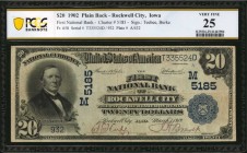Iowa

Rockwell City, Iowa. $20 1902 Plain Back. Fr. 658. The First NB. Charter #5185. PCGS Banknote Very Fine 25.

A Calhoun County issued 1902 $2...