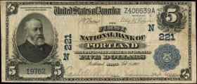 Maine

Portland, Maine. $5 1902 Date Back. Fr. 590. The First NB. Charter #221. Very Fine.

A Very Fine offering of this Maine Date Back.

Estim...