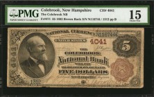 New Hampshire

Colebrook, New Hampshire. $5 1882 Brown Back. Fr. 471. The Colebrook NB. Charter #4041. PMG Choice Fine 15.

A Choice Fine offering...
