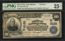 New Mexico

Silver City, New Mexico. $10 1902 Plain Back. Fr. 628. The American NB. Charter #8132. PMG Very Fine 25 Net. Missing Corner, Trimmed.
...