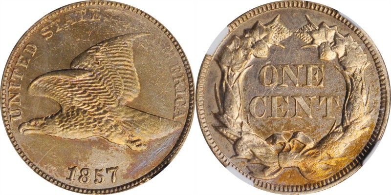 Flying Eagle Cent

Lot of (2) Flying Eagle Cents. (NGC).

Included are: 1857...