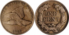 Flying Eagle Cent

Lot of (2) Flying Eagle and Indian Cent Varieties. (ANACS).

Included are: 1857 Flying Eagle, Snow-9, FS-402, Obverse Die Clash...
