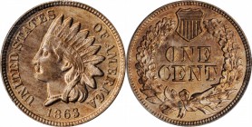 Indian Cent

1863 Indian Cent. MS-63 (PCGS).

PCGS# 2067. NGC ID: 227J.

From the Dr. Jeffrey A. Rudolph Collection.

Estimate: $ 150