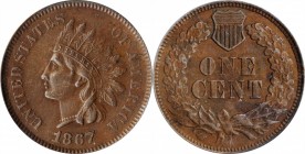 Indian Cent

1867 Indian Cent. Snow-5b. Repunched Date. AU-58 (ANACS).

PCGS# 2088.

Acquired from San Diego Coin & Bullion, date not recorded. ...