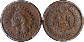 Indian Cent

1877 Indian Cent. VG-8 (PCGS).

PCGS# 2127.

From the Bill Woytasek Collection.

Estimate: $ 500