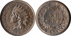 Indian Cent

1885 Indian Cent. MS-63 BN (NGC). OH.

PCGS# 2151. NGC ID: 228C.

From the Dr. Jeffrey A. Rudolph Collection.

Estimate: $ 150