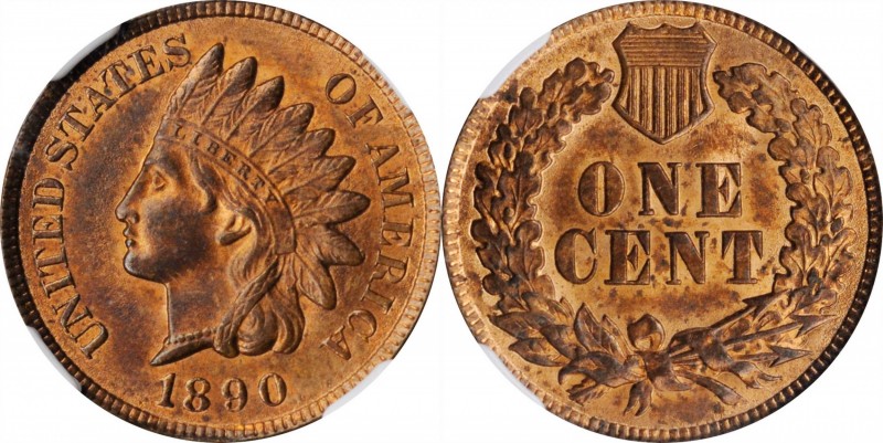 Indian Cent

1890 Indian Cent. MS-63 RB (NGC).

PCGS# 2176. NGC ID: 228J.
...