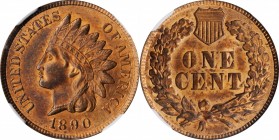 Indian Cent

1890 Indian Cent. MS-63 RB (NGC).

PCGS# 2176. NGC ID: 228J.

From the Dr. Jeffrey A. Rudolph Collection.

Estimate: $ 100