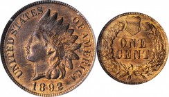 Indian Cent

1892 Indian Cent. MS-63 BN (PCGS).

PCGS# 2181. NGC ID: 228L.

From the Dr. Jeffrey A. Rudolph Collection.

Estimate: $ 50