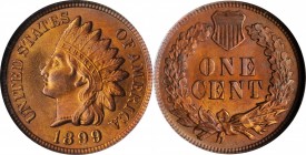 Indian Cent

1899 Indian Cent. MS-64 RB (NGC). OH.

PCGS# 2203. NGC ID: 228U.

From the Dr. Jeffrey A. Rudolph Collection.

Estimate: $ 100