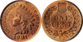 Indian Cent

1901 Indian Cent. MS-64 RB (PCGS). OGH.

PCGS# 2209. NGC ID: 228W.

From the Dr. Jeffrey A. Rudolph Collection.

Estimate: $ 100