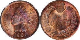 Indian Cent

1901 Indian Cent. MS-63 RB (NGC).

PCGS# 2209. NGC ID: 228W.

Estimate: $ 100