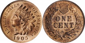 Indian Cent

1905 Indian Cent. MS-64 RB (PCGS).

PCGS# 2221. NGC ID: 2292.

From the Dr. Jeffrey A. Rudolph Collection.

Estimate: $ 100