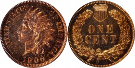 Indian Cent

1906 Indian Cent. Proof-64 RB (PCGS).

PCGS# 2406. NGC ID: 22AV.

Estimate: $ 300