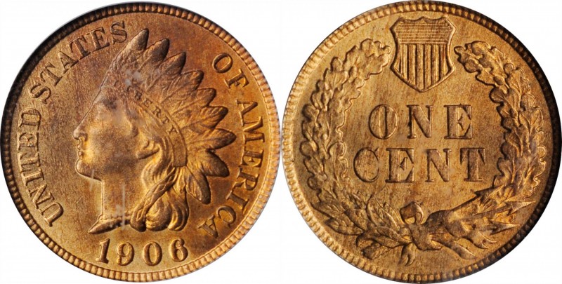 Indian Cent

1906 Indian Cent. MS-64 RB (PCGS).

PCGS# 2224. NGC ID: 2293.
...