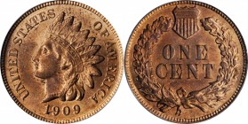 Indian Cent

1909 Indian Cent. MS-64 RB (PCGS).

PCGS# 2236. NGC ID: 2297.

From the Dr. Jeffrey A. Rudolph Collection.

Estimate: $ 100