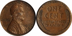 Lincoln Cent

1909-S Lincoln Cent. V.D.B. AU-55 (PCGS). CAC.

PCGS# 2426. NGC ID: 22B2.

Estimate: $ 900
