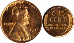 Lincoln Cent

1937 Lincoln Cent. Proof-65 RD (NGC). OH.

PCGS# 3338. NGC ID: 22L4.

Estimate: $ 175