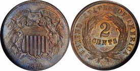 Two-Cent Piece

1864 Two-Cent Piece. Large Motto. MS-63 BN (NGC).

PCGS# 3576. NGC ID: 5N7L.

From the Dr. Jeffrey A. Rudolph Collection.

Est...
