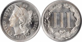 Nickel Three-Cent Piece

1885 Nickel Three-Cent Piece. Proof-66 (PCGS). OGH.

PCGS# 3781. NGC ID: 2767.

Estimate: $ 600