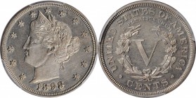 Liberty Head Nickel

1898 Liberty Head Nickel. Proof-63 (PCGS).

PCGS# 3896. NGC ID: 2788.

Estimate: $ 150