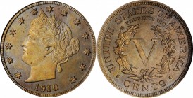 Liberty Head Nickel

1910 Liberty Head Nickel. Proof-64 (NGC). OH.

PCGS# 3908. NGC ID: 278L.

Estimate: $ 250