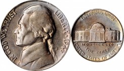 Jefferson Nickel

1946 Jefferson Nickel. PDS Set. MS-66 (PCGS).

All examples are individually graded and encapsulated by PCGS. (Total: 3 coins)
...