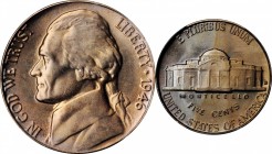 Jefferson Nickel

1946-D Jefferson Nickel. MS-66+ FS (PCGS).

PCGS# 84029. NGC ID: 22U3.

From the Lux Family Collection, begun as early as the ...