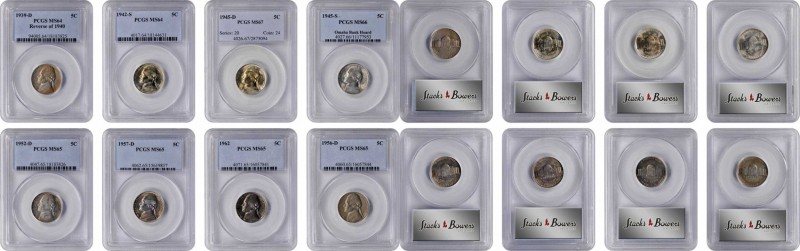 Jefferson Nickel

Lot of (8) Mint State Jefferson Nickels, 1939-1962. (PCGS)....