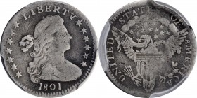 Draped Bust Half Dime

1801 Draped Bust Half Dime. LM-2. Rarity-4. VG Details--Repaired (PCGS).

PCGS# 4267. NGC ID: 2327.

Estimate: $ 600