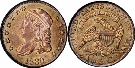 Capped Bust Half Dime

1830 Capped Bust Half Dime. LM-8. Rarity-1. AU-58 (PCGS).

PCGS# 4277. NGC ID: 232C.

Acquired from W. David Perkins, Aug...